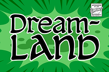 Dreamland - fantasy comic lettering