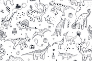 Dinosaur Birthday Party, a Pattern Graphic by GooseFrol (Thumbnail 10 of 12)