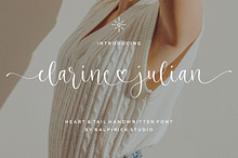 Clarine Julian - Heart and Tail Font
