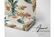 Flower lush peony seamless pattern, a Pattern Graphic by Milatoo (Thumbnail 2 of 10)