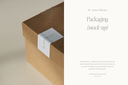 The Amina Collection - Packaging