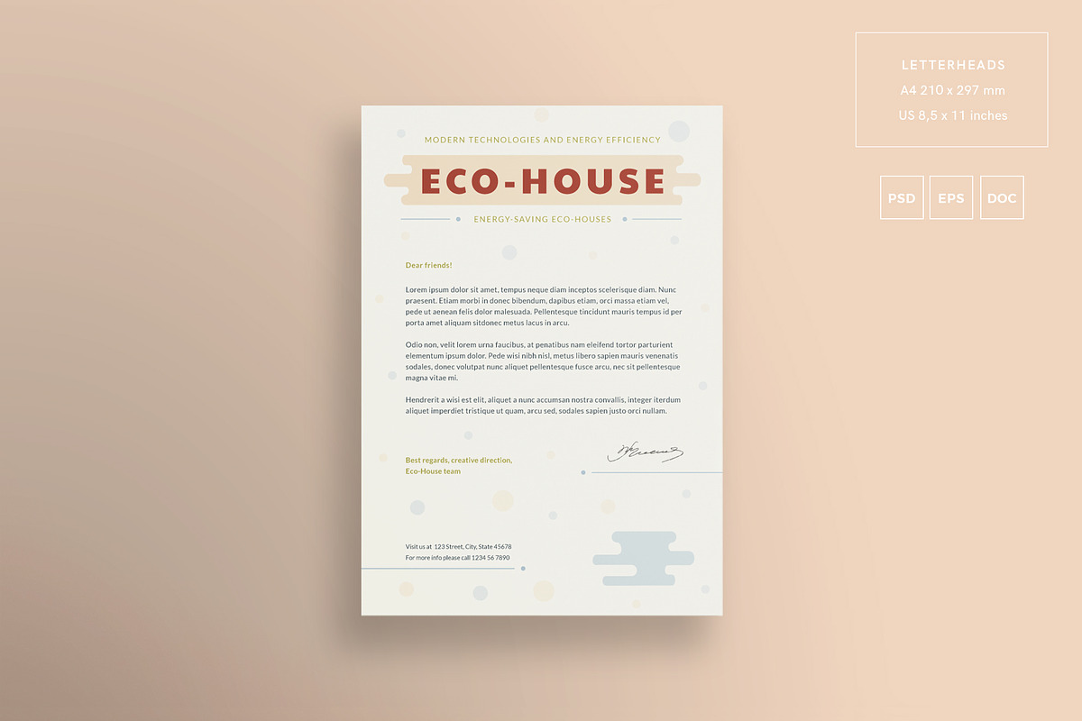 Mega Bundle | Eco House, a Poster Template by Amber Graphics (Photo 7 of 21)