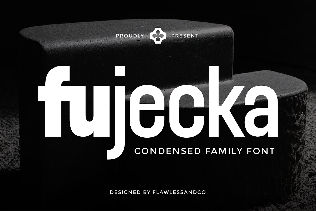 Fujecka - Condensed Sans Family Font, a Sans Serif Font by Flawless And Co (Photo 1 of 10)