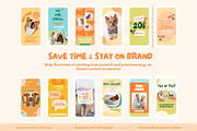 Funky Pets Instagram Story Templates, a Social Media Template by Hell Yeah Designs (Thumbnail 4 of 11)