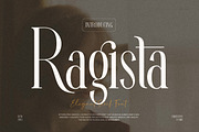 Ragista Elegant Ligature Serif Font, a Serif Font by Perfectype (Thumbnail 1 of 7)