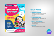 Montessori Preschool Promo Admission, a Flyer Template by antyalias store (Thumbnail 3 of 3)