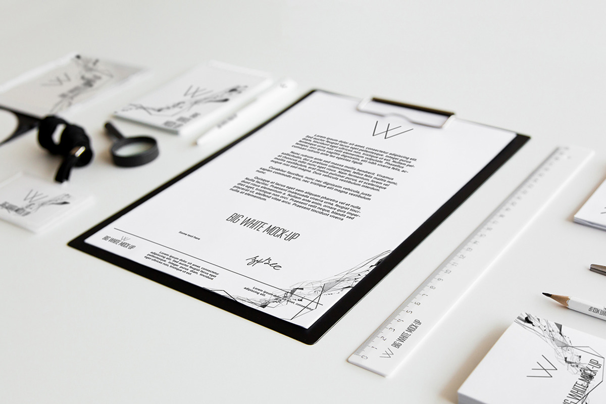 Big White Mock-Up, a Product Mockup by Freeman Studio (Photo 5 of 45)
