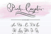 Pink Coyotes, a Script Font by individuel (Thumbnail 6 of 6)