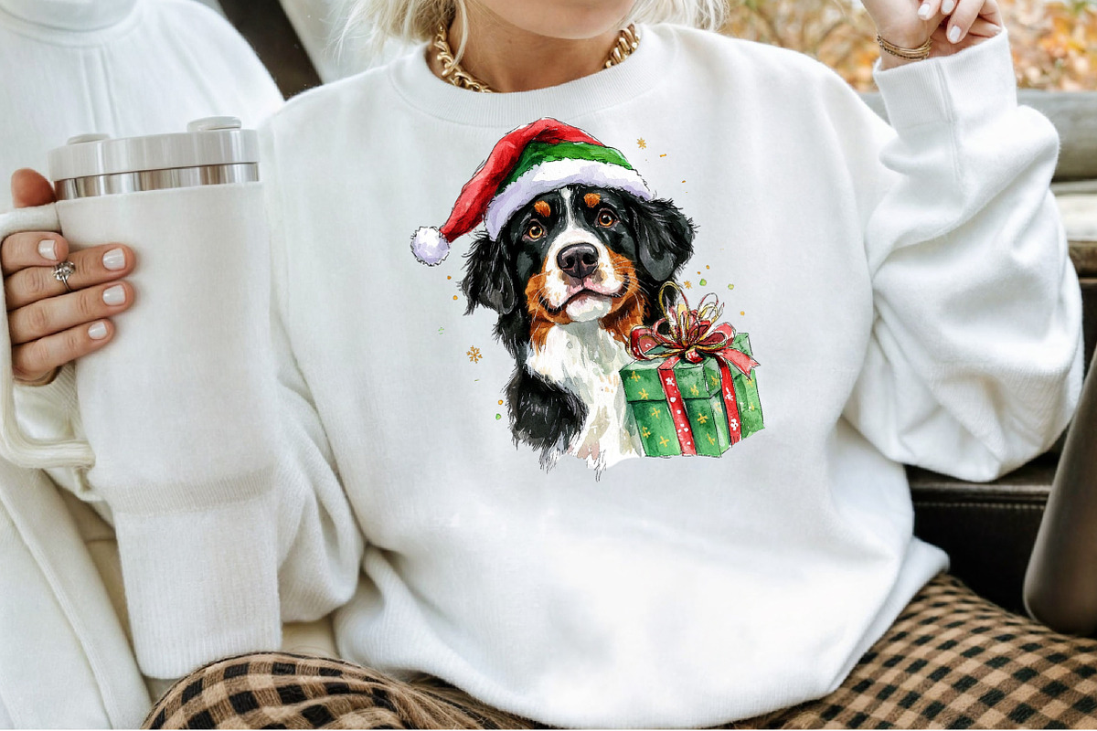 Christmas Dog Breeds Clipart Bundle, an Illustration by Sublimation Artist (Photo 4 of 6)