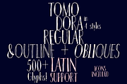 TOMO Dora, a Sans Serif Font by TOMO Fonts (Thumbnail 13 of 13)
