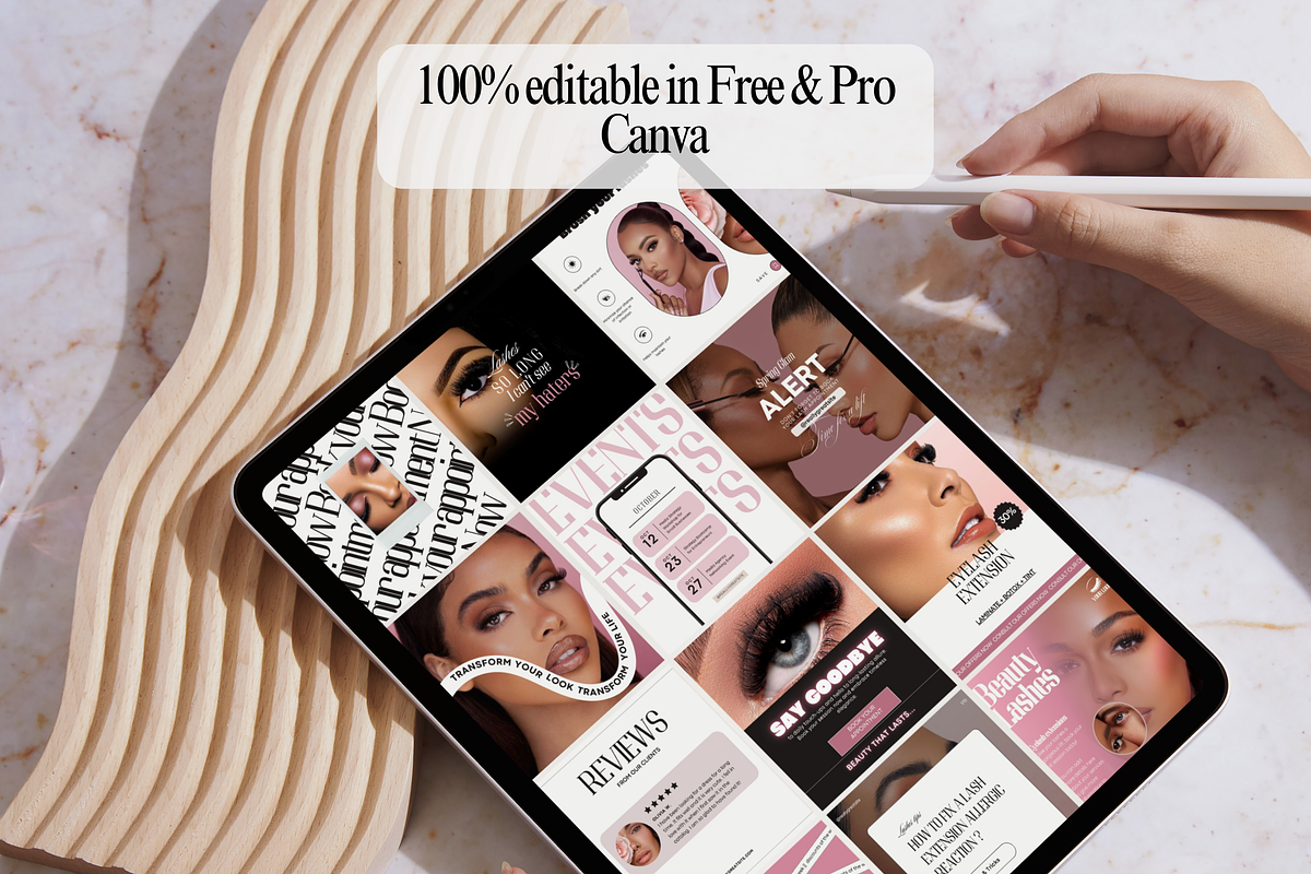 Lash Technician Instagram Template, a Social Media Template by My Template Studio (Photo 20 of 21)