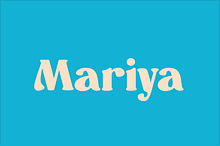 Mariya - Smooth Serif Font
