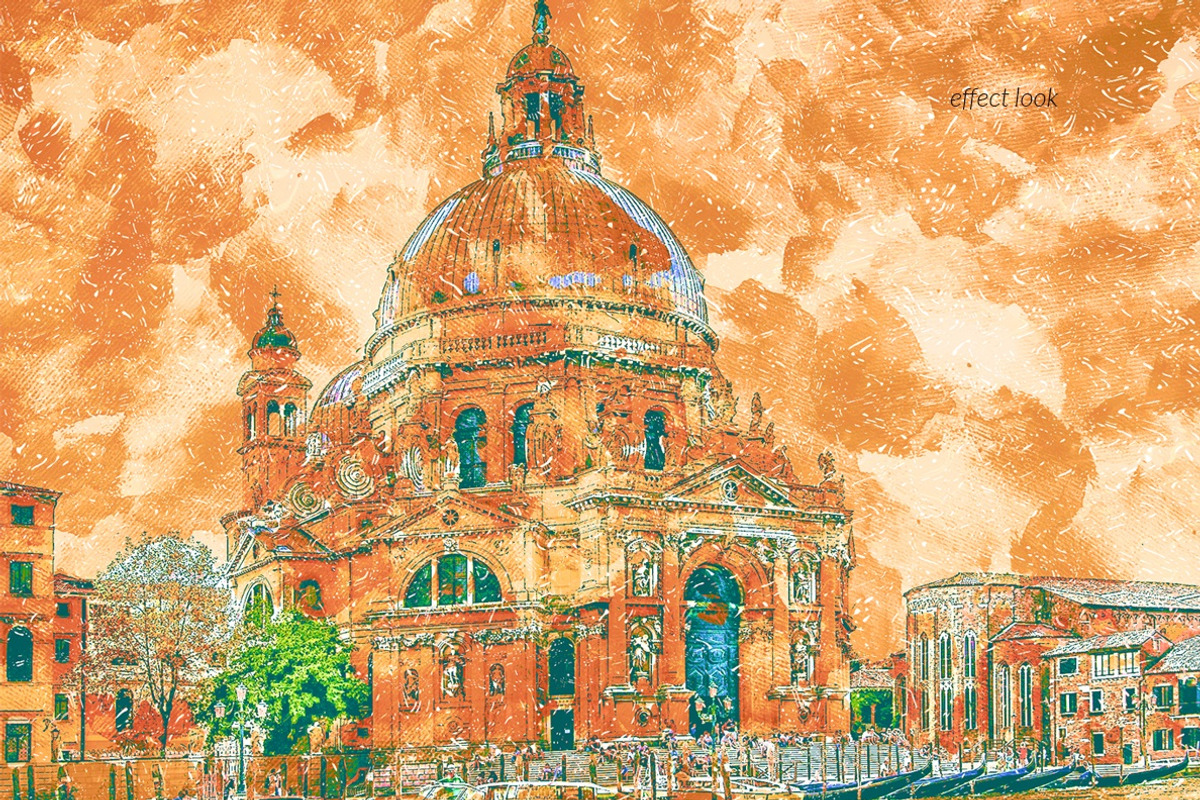 Aquarelleum Urban Sketcher Action, an Action Add-On by MRI STUDIO (Photo 12 of 13)