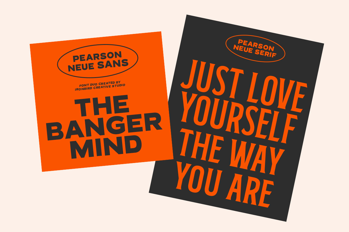 IC Pearson Neue - Font Duo, a Serif Font by IronbirdCreative (Photo 3 of 9)