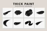 Thick Paint Strokes Brushes, a Brush Add-On by AB-TheDesigner (Thumbnail 3 of 4)