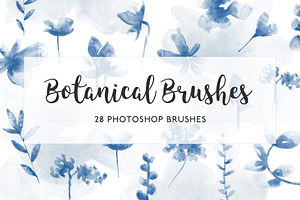 Botanical Watercolor PS Brushes