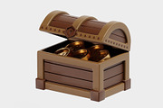 Treasure Chest Treasure box, an Object 3D Model by fahad121 (Thumbnail 2 of 7)