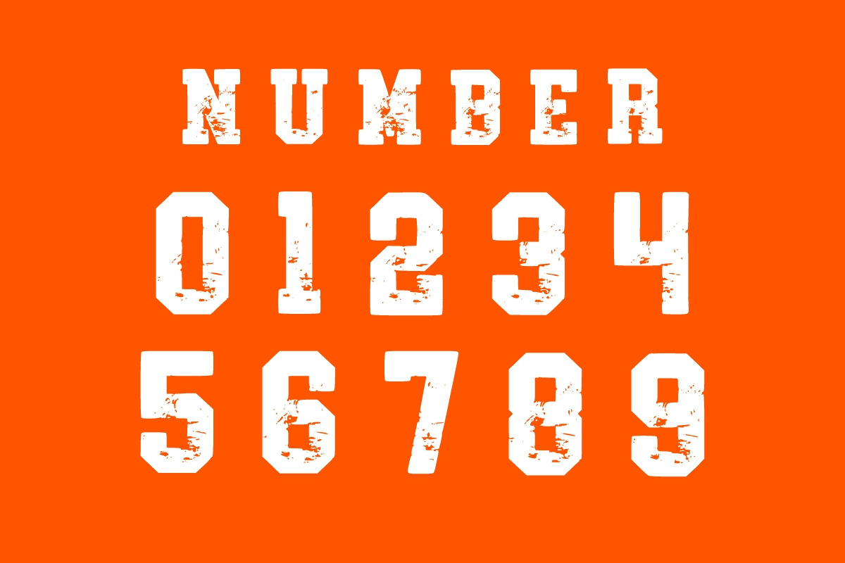 Varsity Chalk, a Slab Serif Font by Fourteen Letter (Photo 5 of 6)
