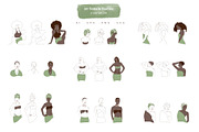 Beauty of Africa female body outline, an Illustration by brialinas (Thumbnail 4 of 13)