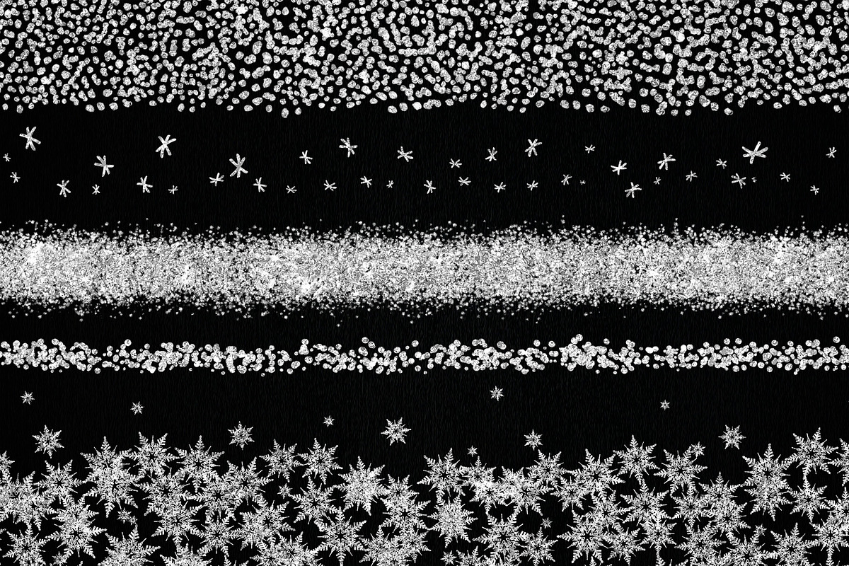 Glitter Confetti Elements Silver, a Texture Graphic by Nifty Template Studio (Photo 3 of 10)