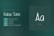 Kukus Sans – Modern Sans Typeface, a Sans Serif Font by Gookkis Studio (Thumbnail 13 of 13)