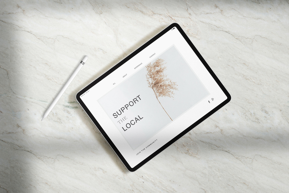 Ipad Pro Mockup Kit, an iPad Mockup by Cuoco (Photo 7 of 10)