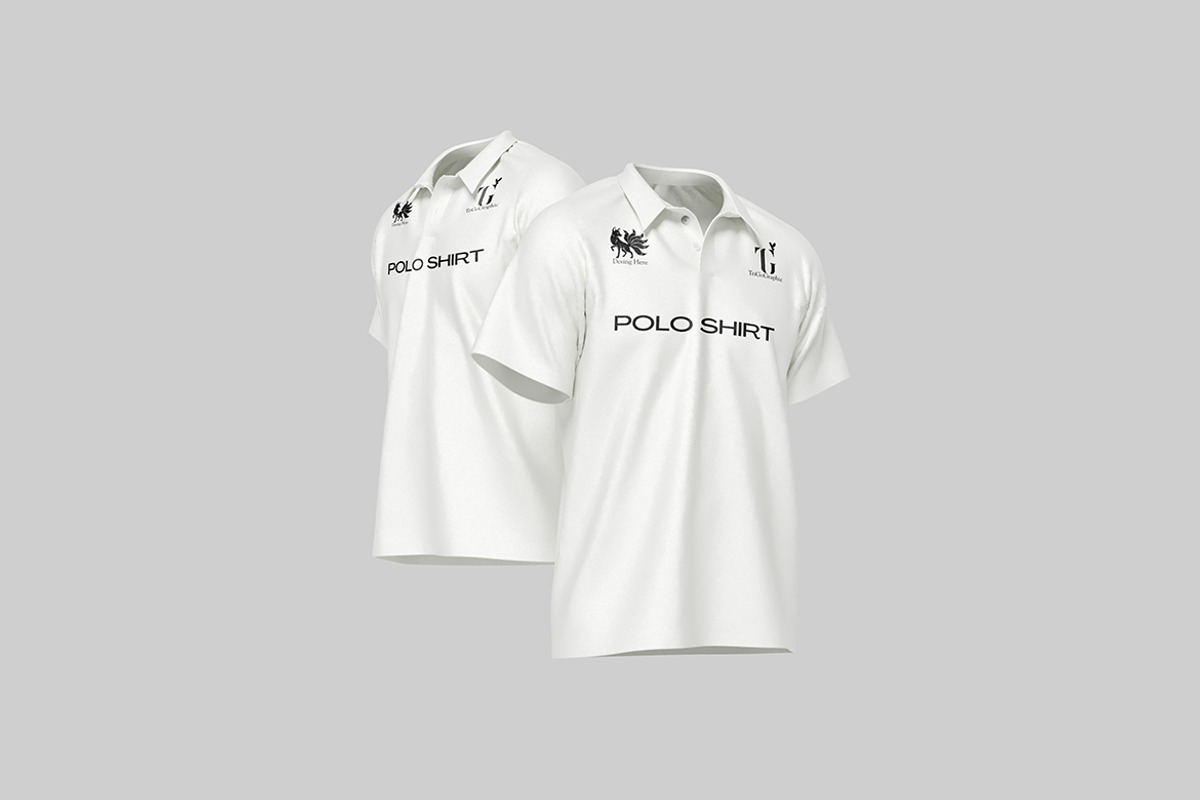 Polo Shirt Mockup, a Shirt Mockup by Pikachudesign (Photo 2 of 5)