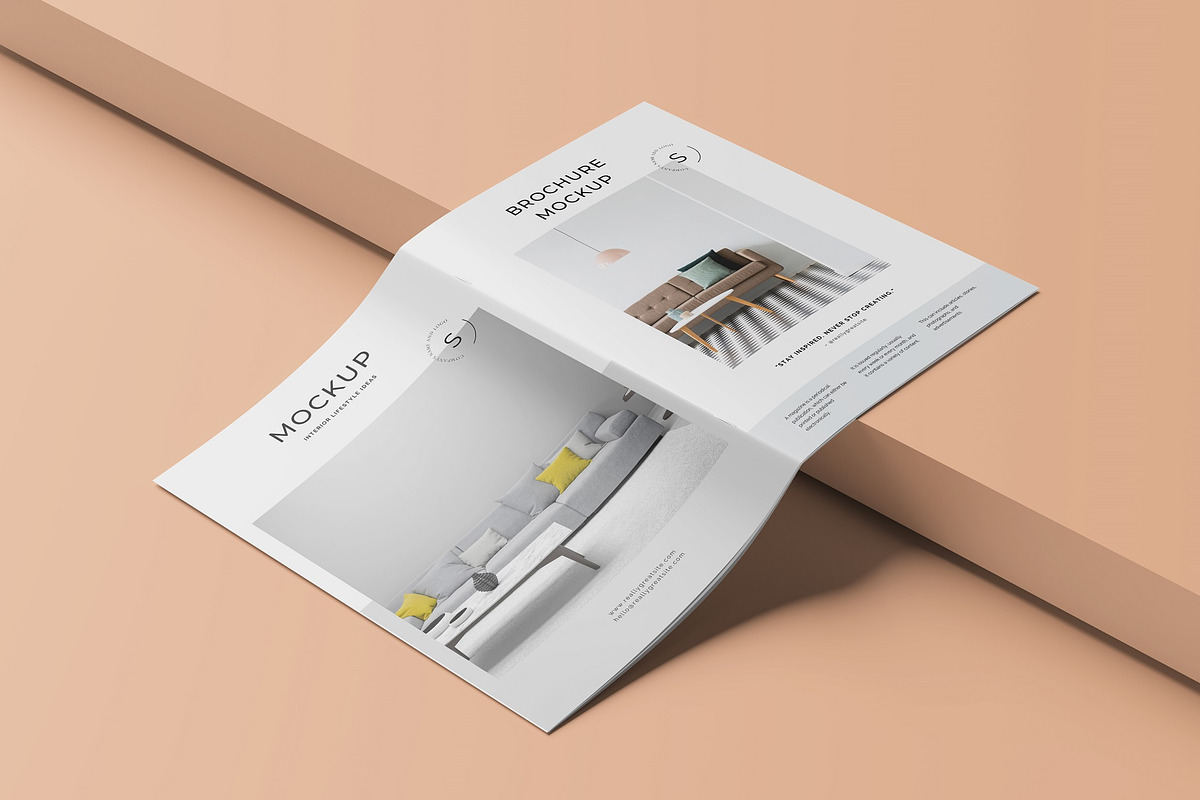 A4 / A5 Brochure Mockup, a Books & Magazine Mockup by Tokobeta