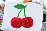 Faux Crochet Valentines Day Cherry, an Illustration by Craft Nest (Thumbnail 1 of 5)