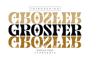 Grosfer - Display Font, a Font by Typeskets (Thumbnail 1 of 11)