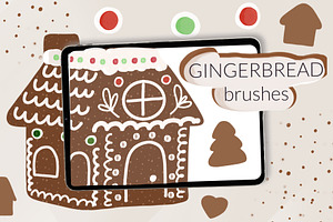 Gingerbread Procreate Creator Kit