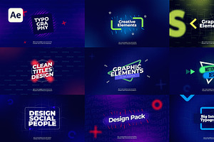 Big Titles | AE, a Social Media Template by pixelzilla