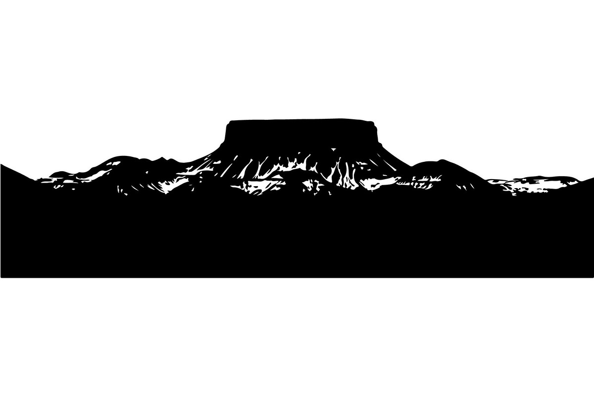 Mountain Range Silhouette, an Object Graphic by Designer_Momina (Photo 11 of 20)