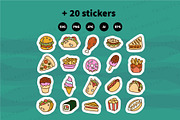 Fast Food Clipart, a Food Illustration by Palau (Thumbnail 10 of 10)