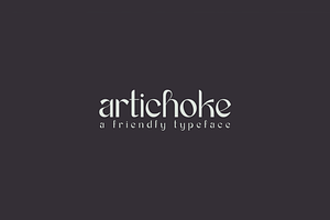 Artichoke - A friendly typeface