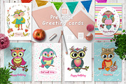 Cute owls, an Object Graphic by Maya Ivart (Thumbnail 3 of 12)
