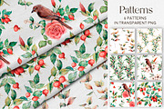 Fall Watercolor autumn flowers, a Seasonal Illustration by Yuliya Derbisheva (Thumbnail 8 of 9)
