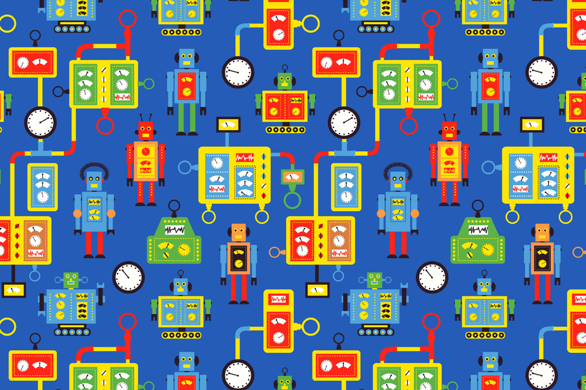 Machines and Robots, a Pattern Graphic by marmarto (Photo 5 of 5)