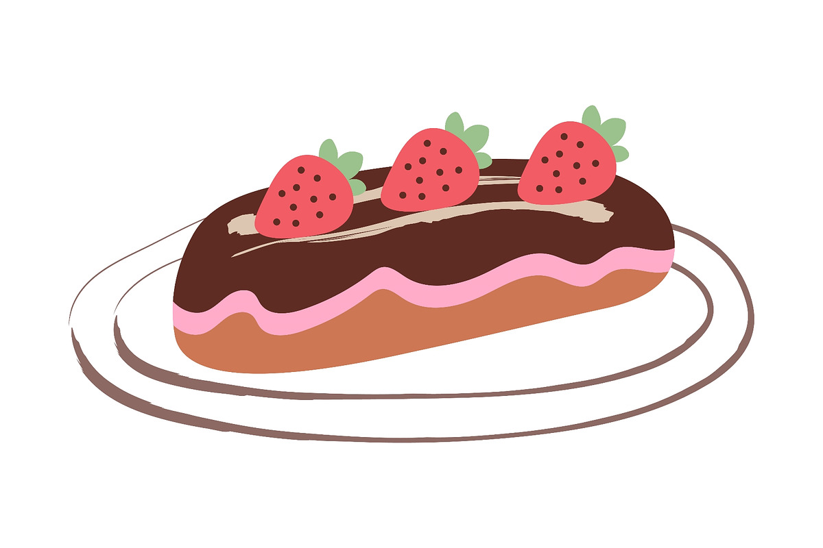 Hand painted bakery set featuring a, a Food Illustration by okskukuruza (Photo 2 of 3)