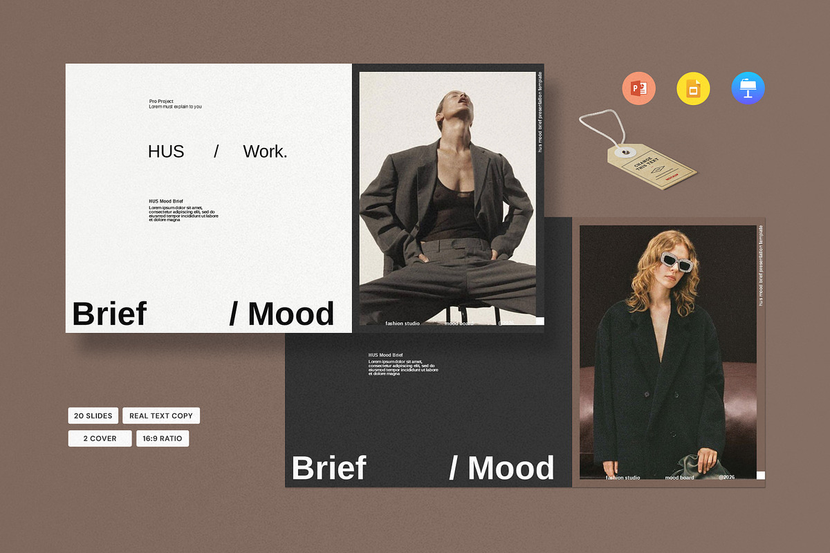 Brief Mood PowerPoint Template, a Presentation Template by Creative-Work (Photo 1 of 7)