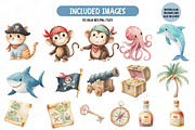 Little Pirates Clipart, an Object Illustration by TatiMockup (Thumbnail 3 of 7)