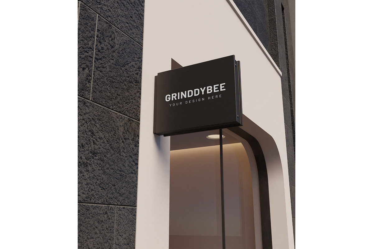 Signage & Storefront logo mockup, an Advertising Mockup by Mockthethics. (Photo 5 of 13)