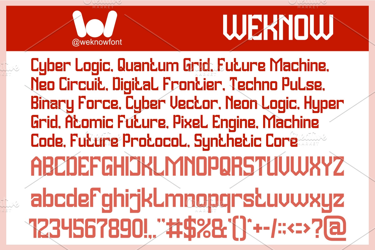 Universe Protector Font, a Sans Serif Font by weknow (Photo 5 of 8)