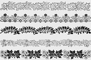 Procreate Vintage Nature Borders, a Brush Add-On by AW Studios (Thumbnail 8 of 9)