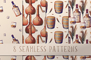 WHISKEY DESIGN SET - COLOR EDITION, an Object Graphic by AntonPix Studio (Thumbnail 2 of 4)