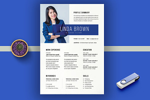 Resume Template Layout, a Resume Template by MightyDesign