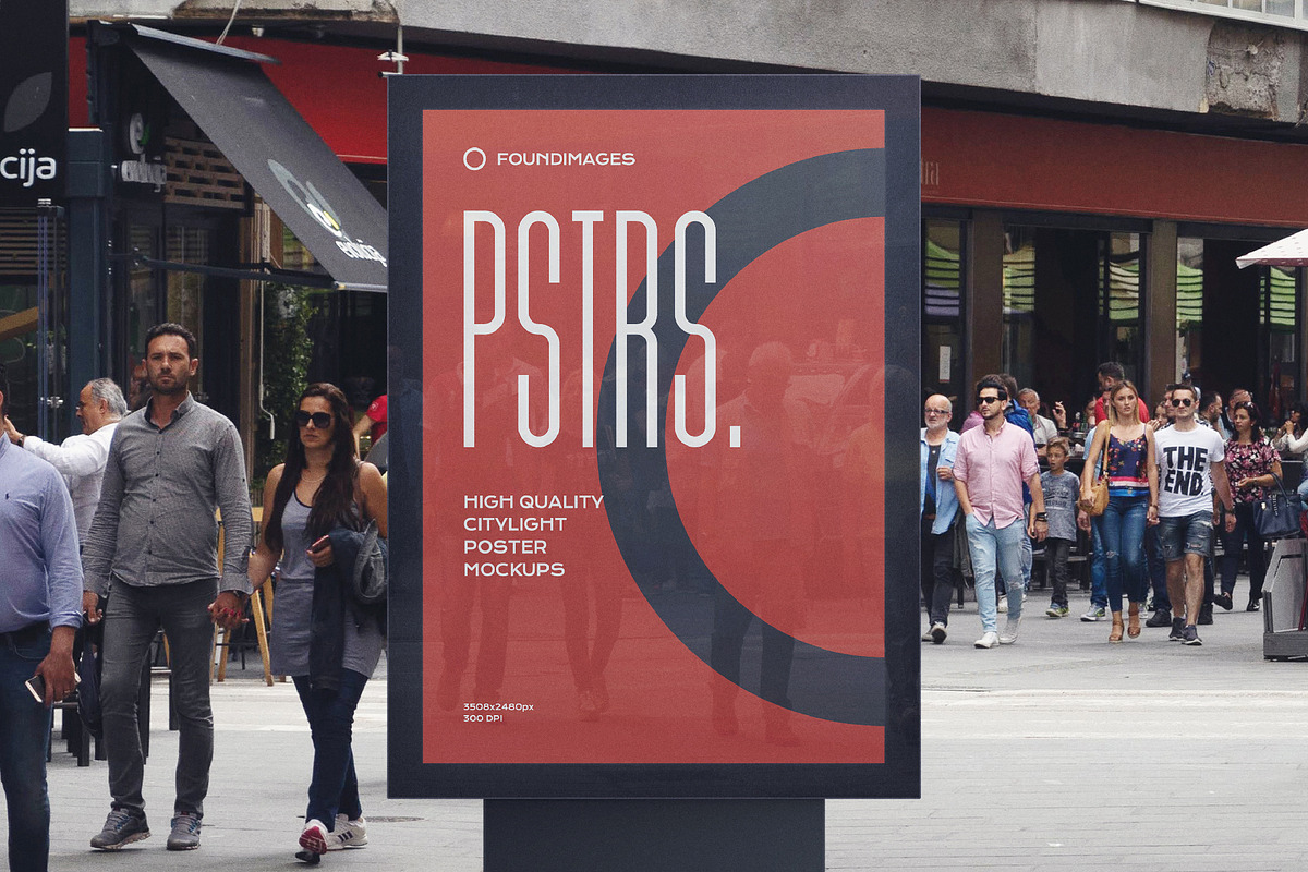 Poster outdoor indoor mockup bundle, an Advertising Mockup by FoundImages (Photo 35 of 64)
