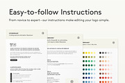 6 Minimal Geometric Floral Logos, a Branding & Logo Template by GudBrand Studio (Thumbnail 5 of 6)