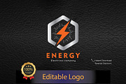 Electrical Company Logo Design, a Branding & Logo Template by YUDesignStore (Thumbnail 1 of 6)