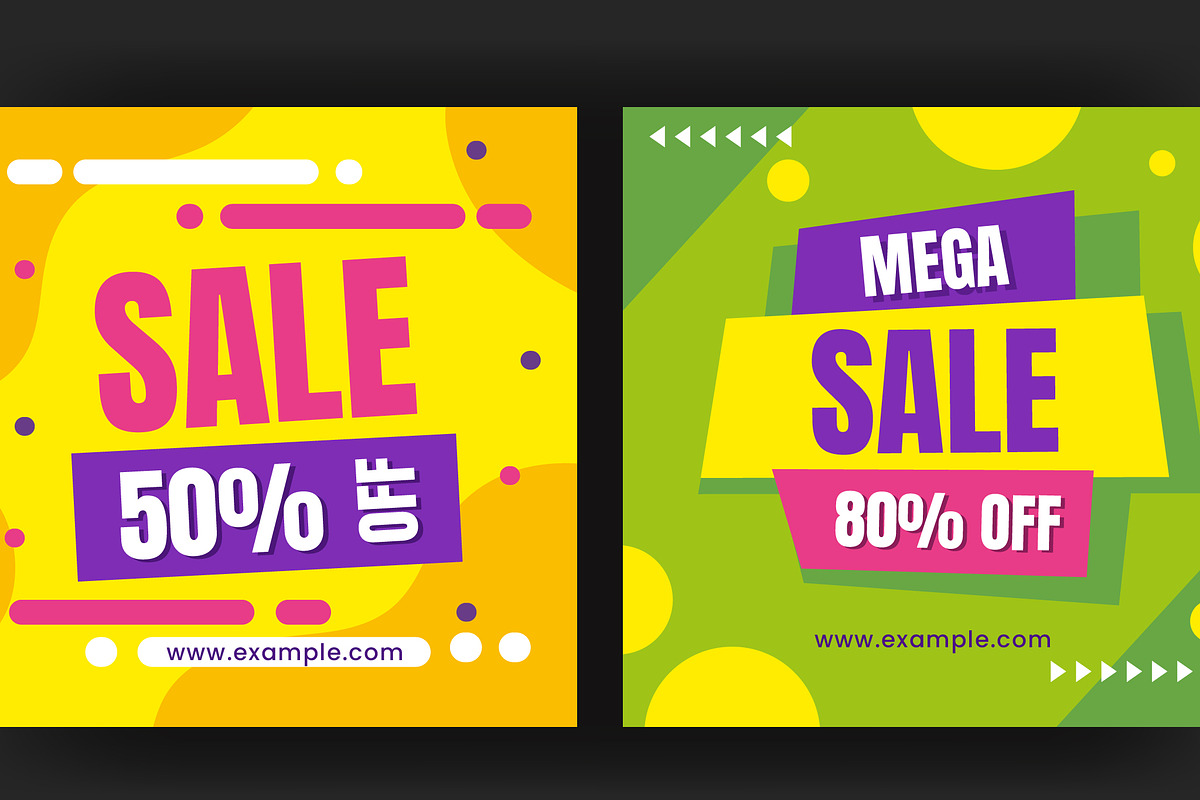Social Media Sale Post Layouts, a Templates & Theme by studiogstock (Photo 2 of 4)